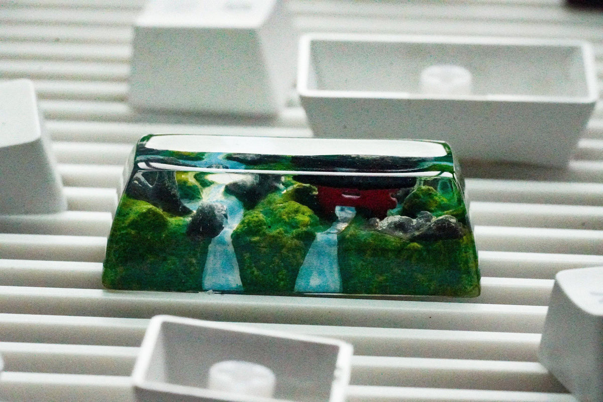 Torri Gate Spring, Artisan Keycap, Custom  2.25U, 2U SA keycap, Keycap set,, Custom Keycap, Keycap, Enter keycap, spacebar ke
