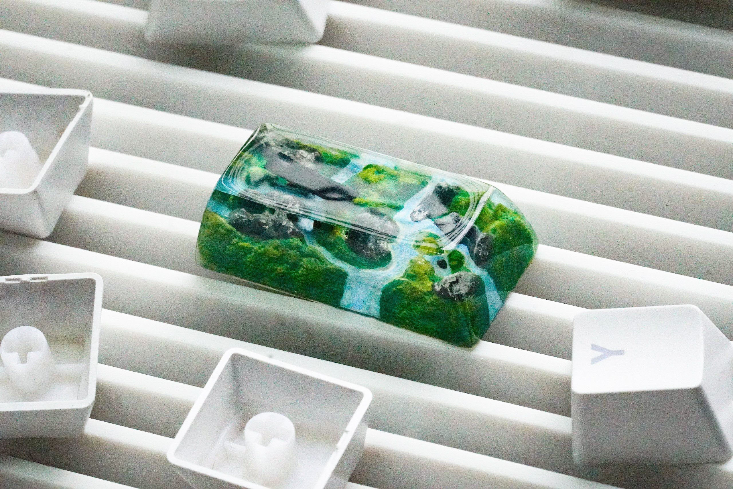 Torri Gate Spring, Artisan Keycap, Custom  2.25U, 2U SA keycap, Keycap set,, Custom Keycap, Keycap, Enter keycap, spacebar ke