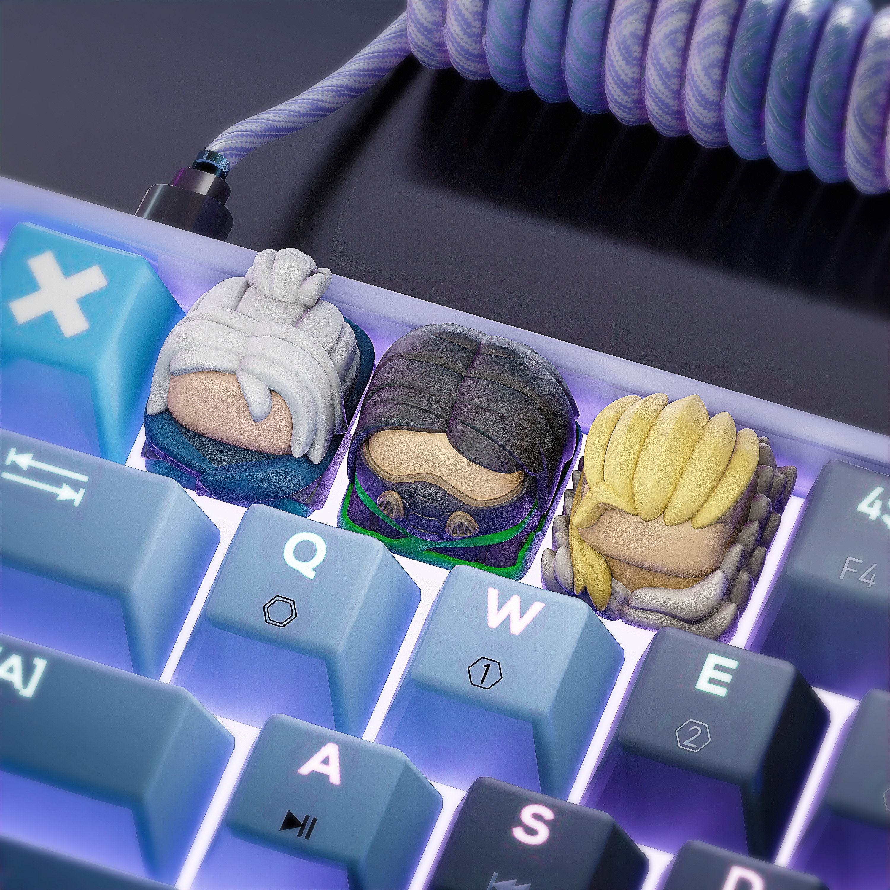 Valorant-Inspired Artisan Keycap: Elevate Your Gaming Setup - Gaming keycap - professional gamers gift - gift for your boyfri