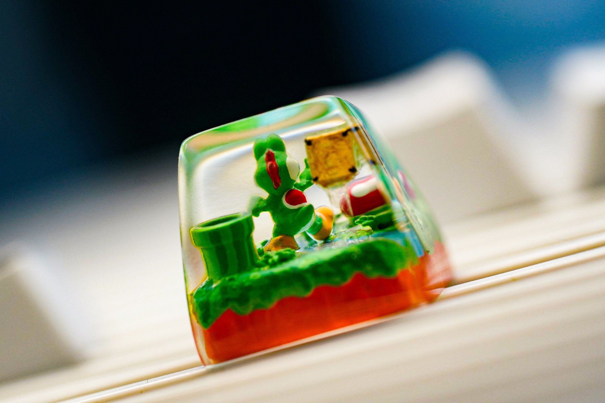 Super Mushroom 1U Keycap – Classic Gaming  - gifts for christmast, gifts for new year, gifts for boyfriends