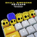 skull si.mp.so.ns keycap, family keycap, christmas keycaps, new year keycap, gift for family, gift for boyfriends, artisan ke