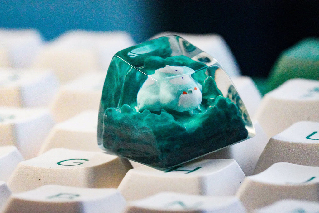 Handmade Custom Ge.nsh.in Im.pa.ct keycap, Ge.nshin Impact Cute Alatus Xiao Bird keycap for mechanical keyboard, custom gamin