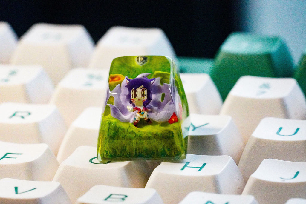 Gaming set keycap , Artisan keycap ,Anime artisan Keycaps, Custom Keycap, Keycap gifts, Keycaps Resin, Keycap Handmade, Gamin