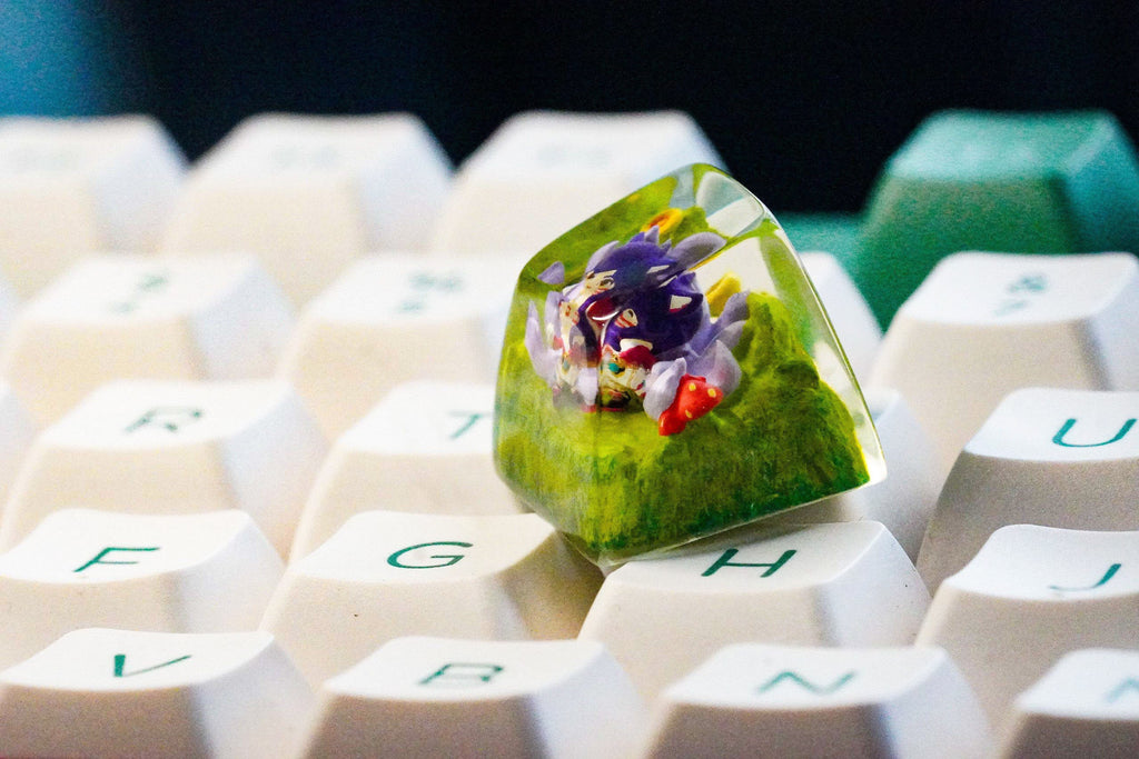 Gaming set keycap , Artisan keycap ,Anime artisan Keycaps, Custom Keycap, Keycap gifts, Keycaps Resin, Keycap Handmade, Gamin