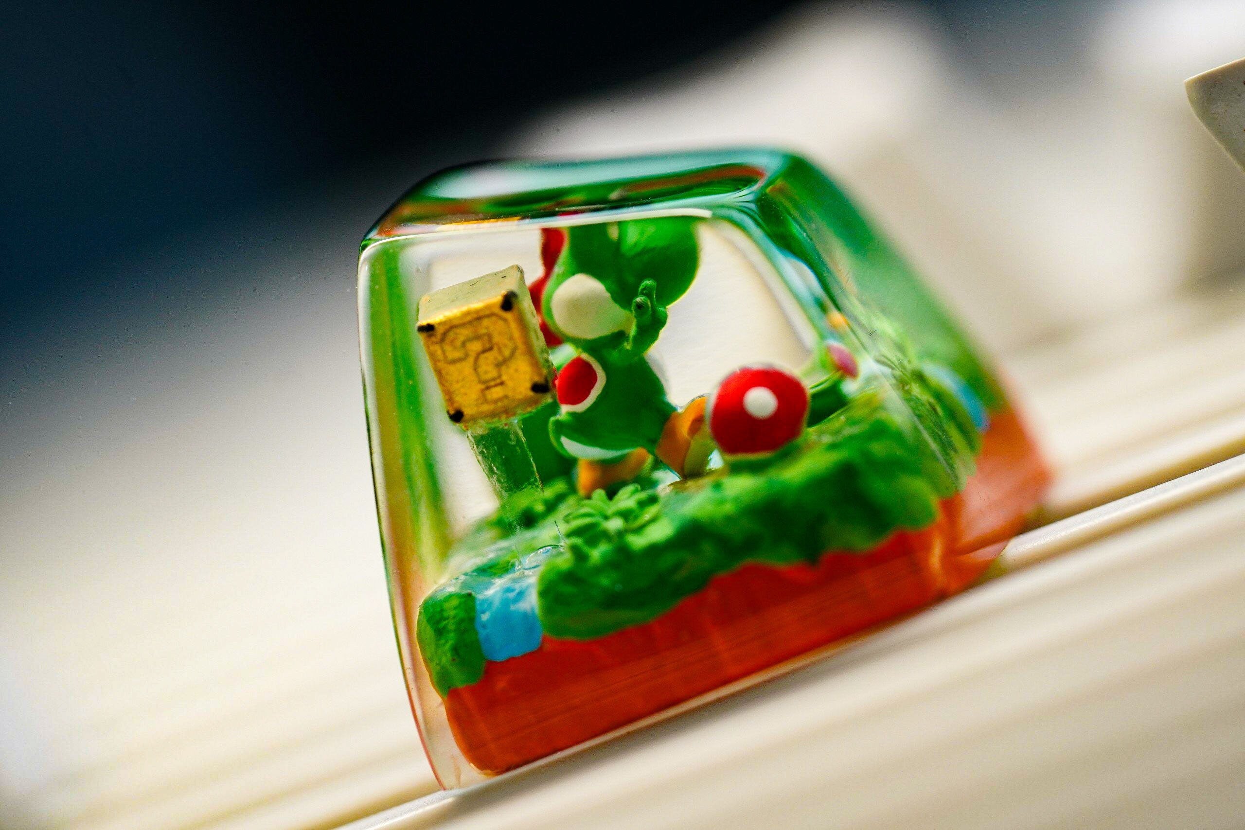 Super Mushroom 1U Keycap – Classic Gaming  - gifts for christmast, gifts for new year, gifts for boyfriends