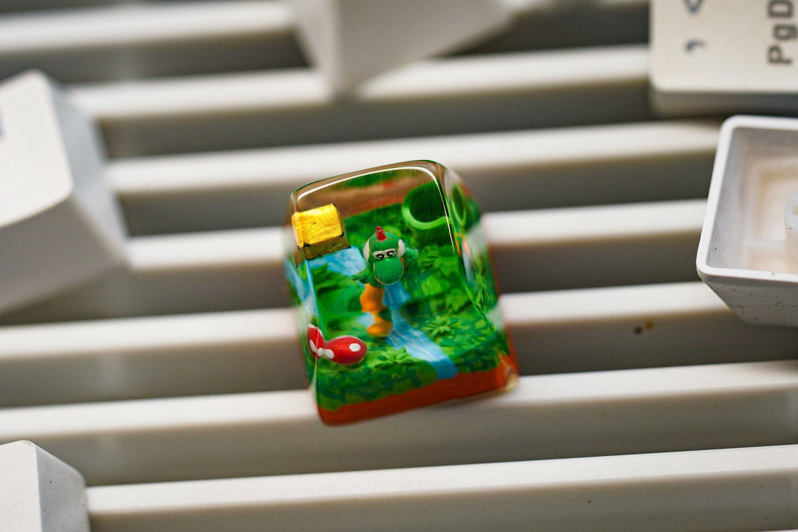 Super Mushroom 1U Keycap – Classic Gaming  - gifts for christmast, gifts for new year, gifts for boyfriends