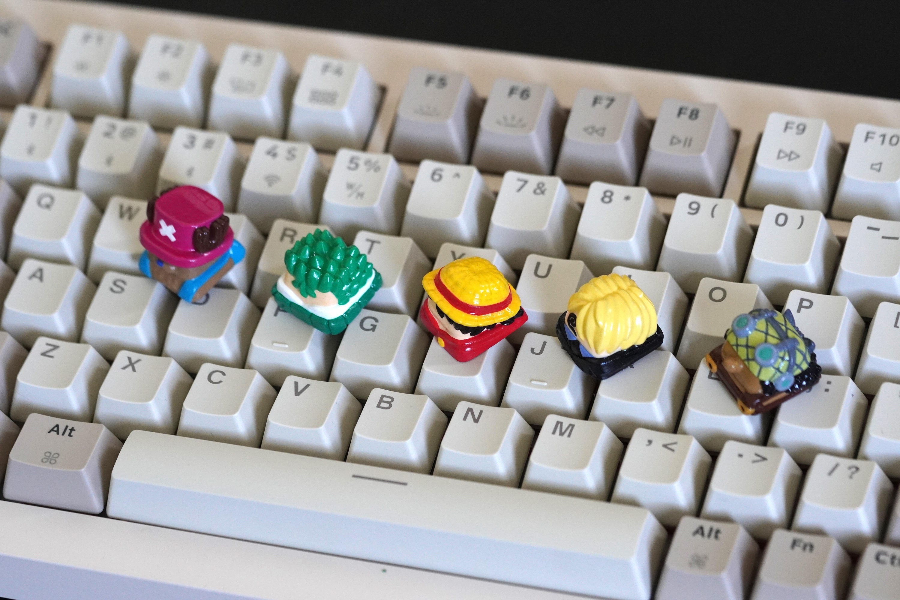Anime Keycap| Anime Studio Keycap| Keycap Anime| Pirate King | Anime Set Keycap for Mechanical Keyboard| 3d hiko key| Mechani