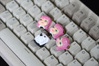 Artisan keycap, Custom Keycap, Artisan Handmade Keycap, Anime keycap, Cherry mx keycaps, 3d hiko key, Resin Keycap set, Gift