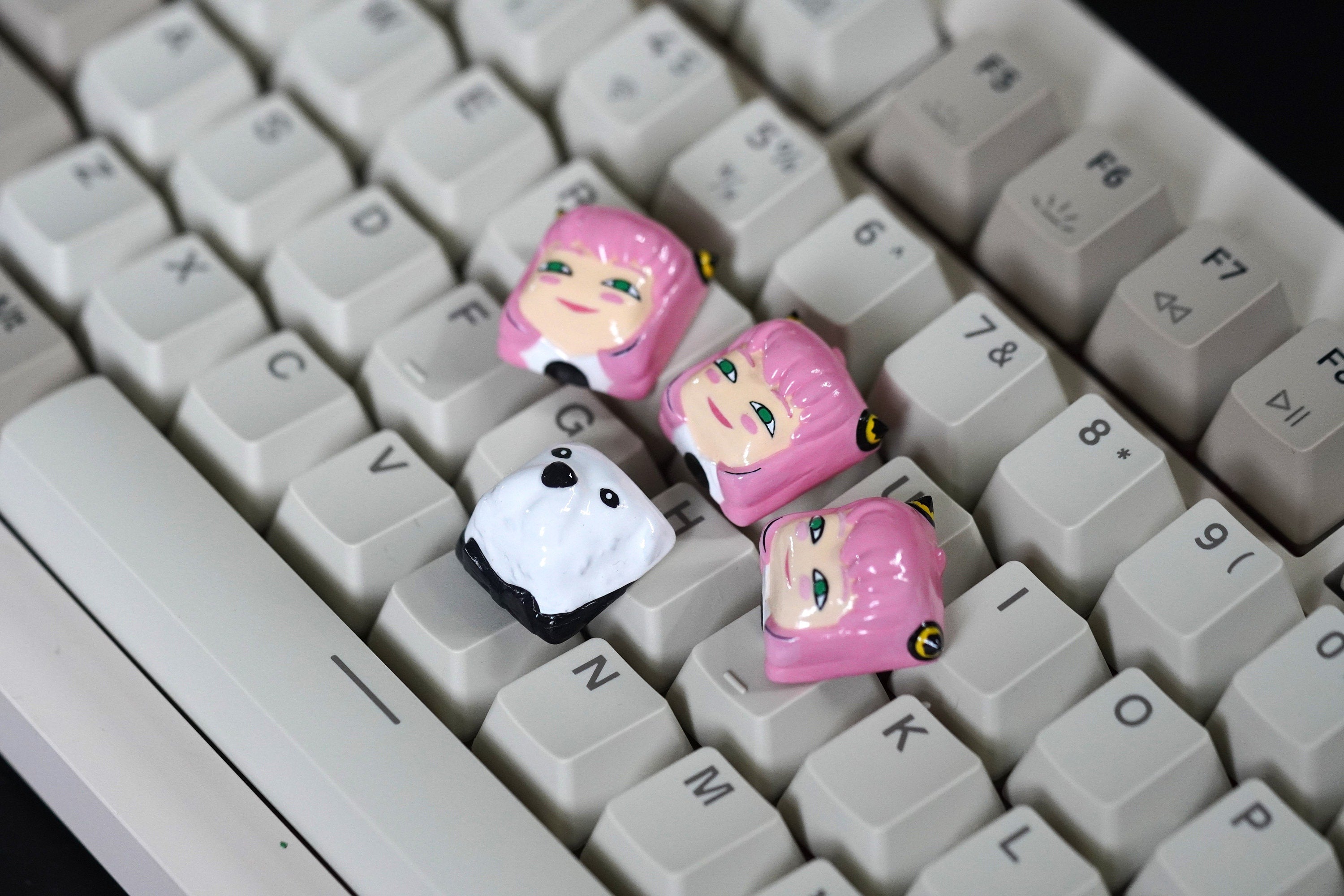 Artisan keycap, Custom Keycap, Artisan Handmade Keycap, Anime keycap, Cherry mx keycaps, 3d hiko key, Resin Keycap set, Gift