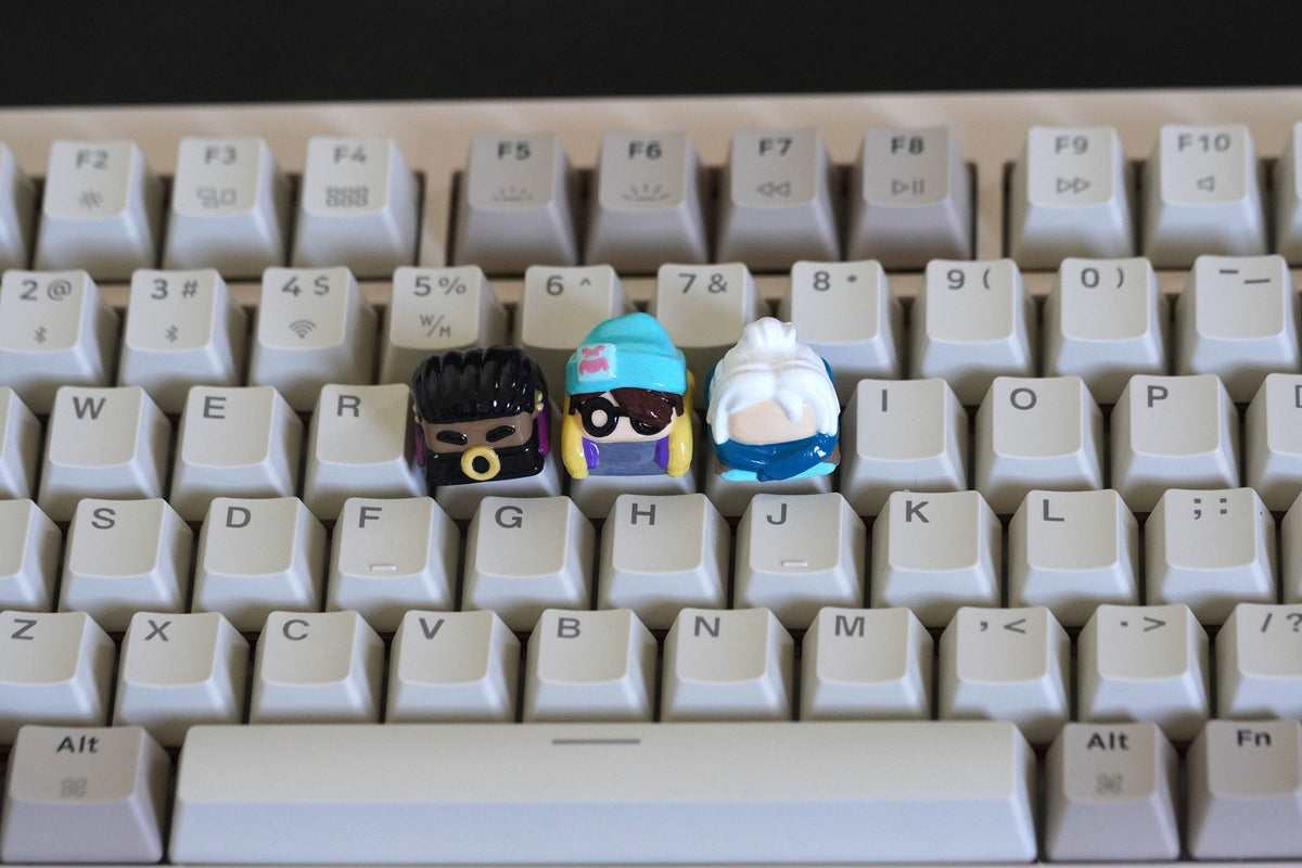 Valorant-Inspired Artisan Keycap: Elevate Your Gaming Setup - Gaming keycap - professional gamers gift - gift for your boyfri