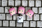 Artisan keycap, Custom Keycap, Artisan Handmade Keycap, Anime keycap, Cherry mx keycaps, 3d hiko key, Resin Keycap set, Gift