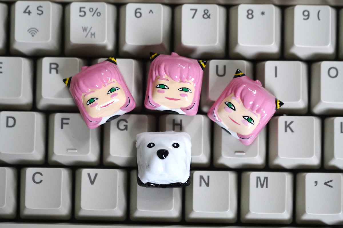 Artisan keycap, Custom Keycap, Artisan Handmade Keycap, Anime keycap, Cherry mx keycaps, 3d hiko key, Resin Keycap set, Gift