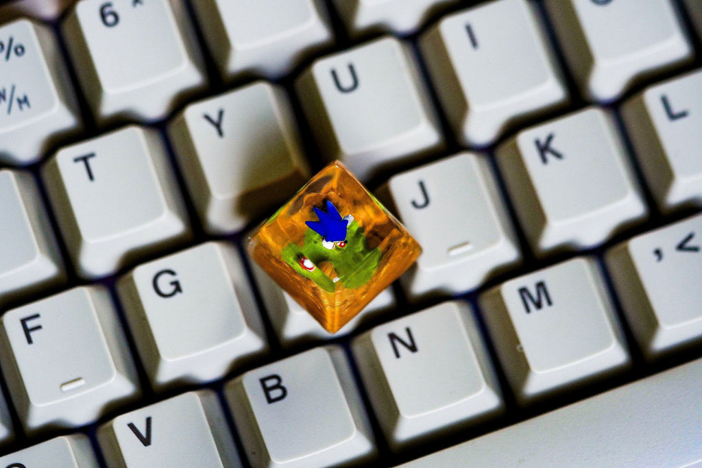 handmade Hedgehog artisan keycap, resin keycap,custom anime keycaps,Shadow Custom keycaps for cherry Mx keyboard,Birthday Gif