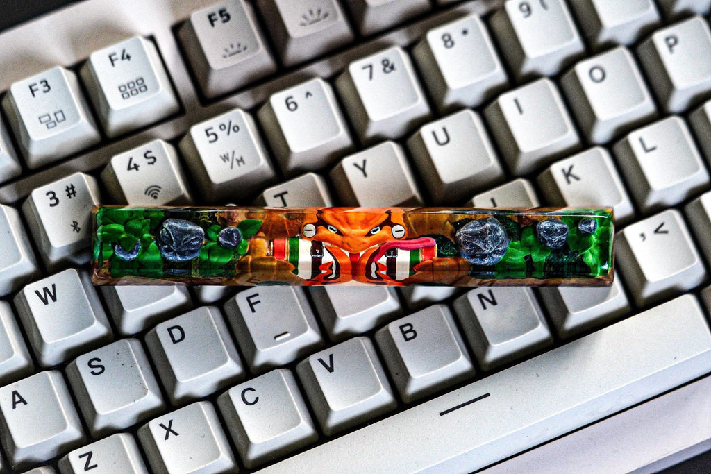 Custom Ninja 6.25U Spacebar Artisan Keycap, Resin Keycap Spacebar, Custom Keycaps, Artisan Keycap Spacebar, Custom Spacebar K