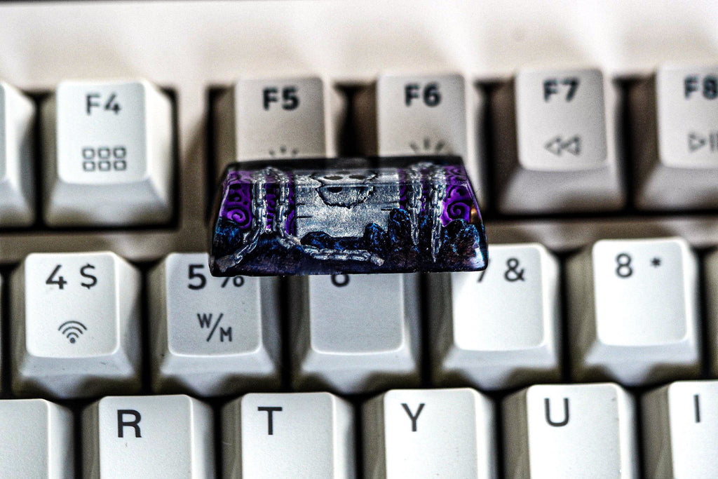 Anime Keycaps Ninja, 2U keycap, Anime Keycaps, Custom Keycaps Set, Kawaii Keycaps, Purple Cute DSA dbz, Japanese Artisan, pbt