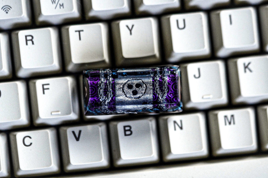 Anime Keycaps Ninja, 2U keycap, Anime Keycaps, Custom Keycaps Set, Kawaii Keycaps, Purple Cute DSA dbz, Japanese Artisan, pbt