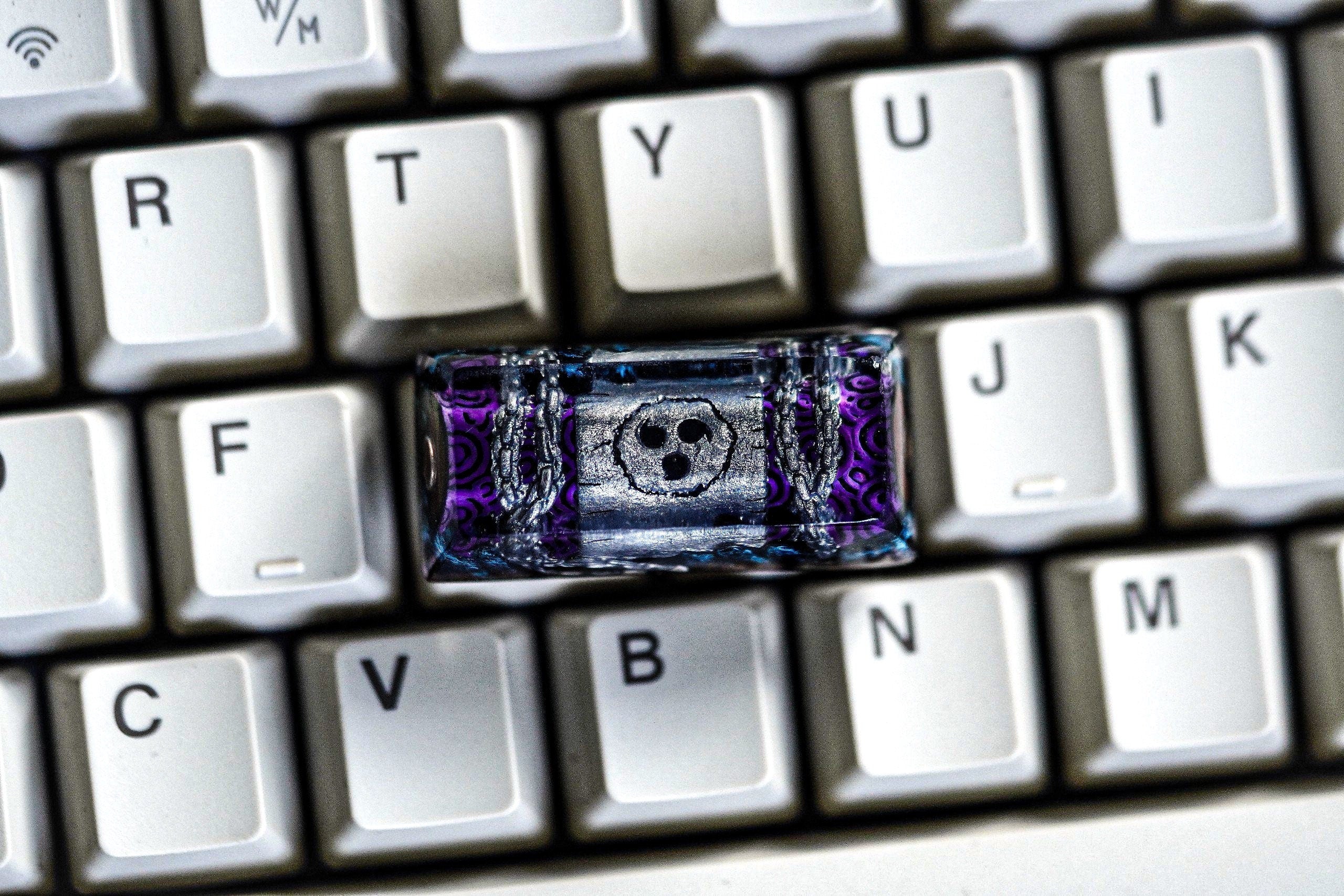 Anime Keycaps Ninja, 2U keycap, Anime Keycaps, Custom Keycaps Set, Kawaii Keycaps, Purple Cute DSA dbz, Japanese Artisan, pbt