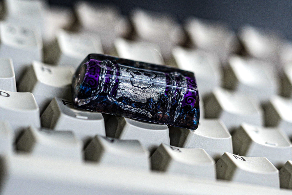 Anime Keycaps Ninja, 2U keycap, Anime Keycaps, Custom Keycaps Set, Kawaii Keycaps, Purple Cute DSA dbz, Japanese Artisan, pbt