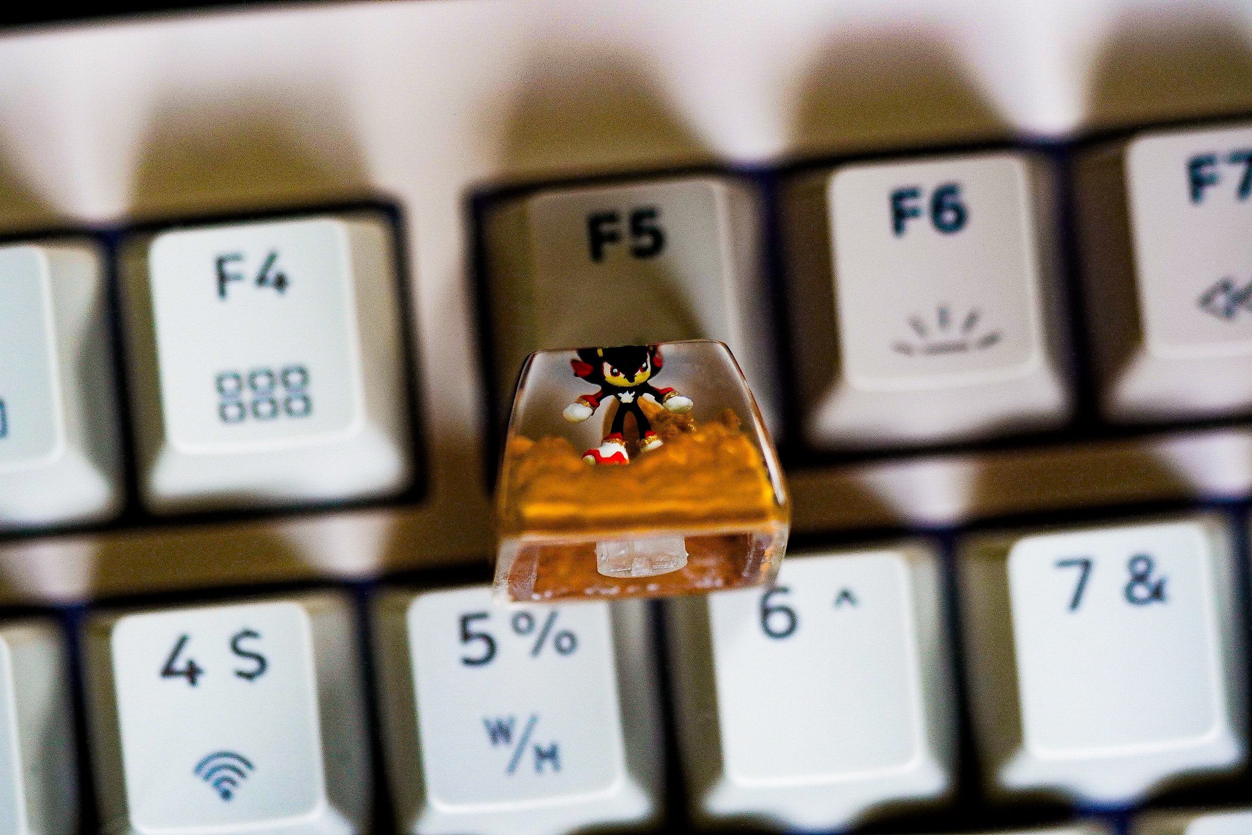 handmade Hedgehog spacebar artisan keycap, resin keycap,custom anime keycaps,Shadow Custom keycaps for cherry Mx ,Birthday Gi