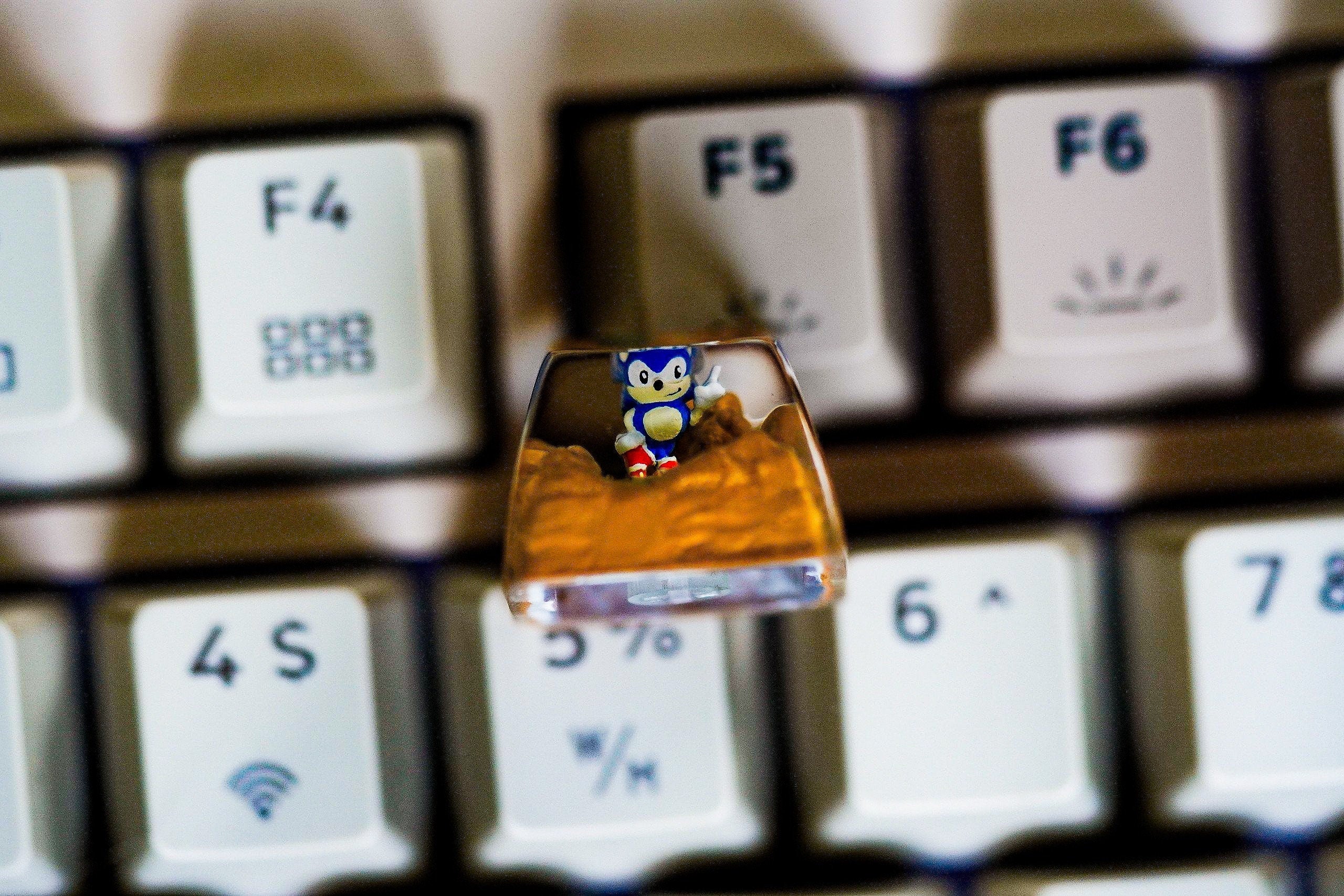 handmade Hedgehog spacebar artisan keycap, resin keycap,custom anime keycaps,Shadow Custom keycaps for cherry Mx ,Birthday Gi