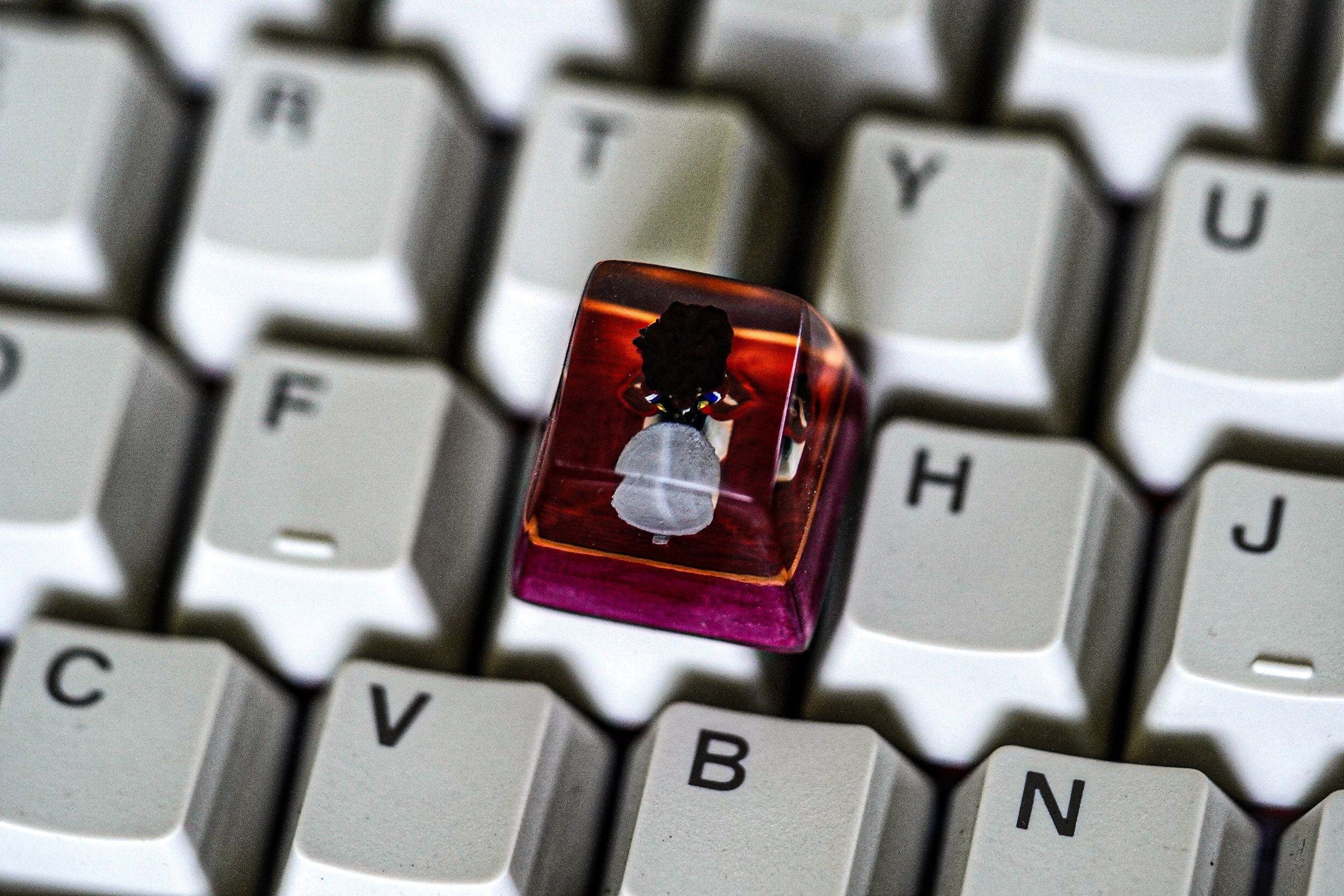 zh.on.gli keycap, G.en.shin Im.pa.ct Ke.qing keycap, Slime Keycap, Cute keycap, Valentine keycap Slimes Keycap, Keycap Anime,