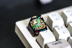 fly.g.on po.ke.mo.n keycap, po.ke.mo.n spacebar keycap, artisan keycap, valentine gift, po.ke.m.on keycap set, resin artisan