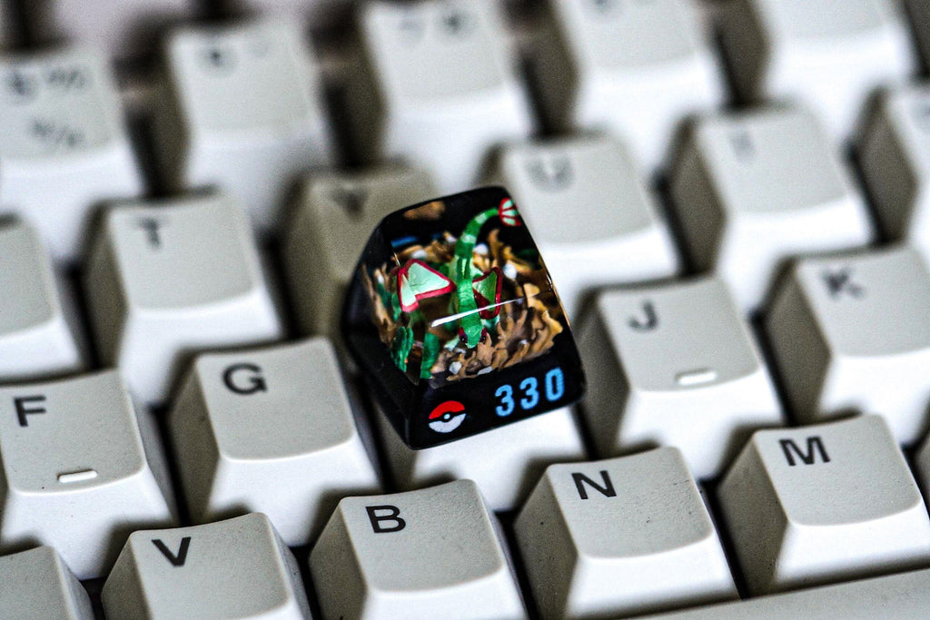 fly.g.on po.ke.mo.n keycap, po.ke.mo.n spacebar keycap, artisan keycap, valentine gift, po.ke.m.on keycap set, resin artisan