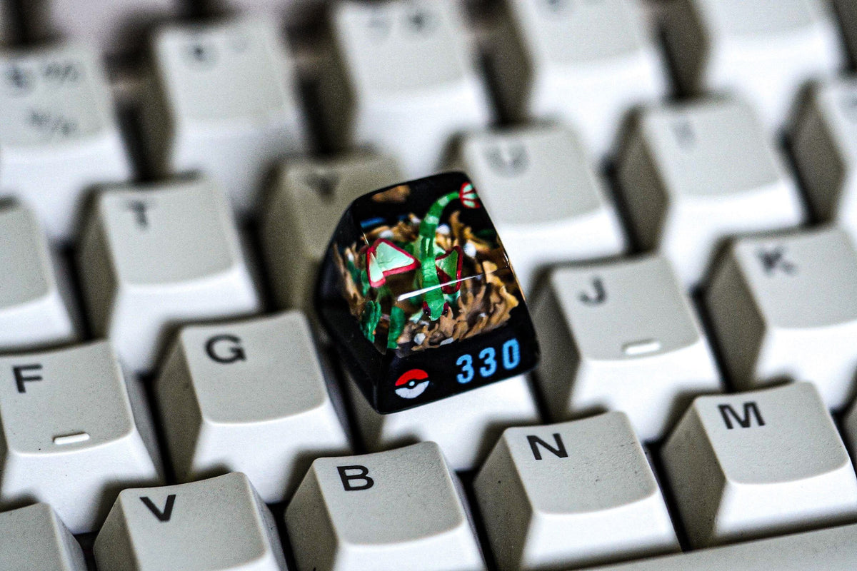 fly.g.on po.ke.mo.n keycap, po.ke.mo.n spacebar keycap, artisan keycap, valentine gift, po.ke.m.on keycap set, resin artisan