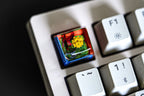 Ninja Keycap, Sage keycap, handmade keycaps, Artisan keycap, Cherry mx keycaps, Mechanical Gaming Keyboard, Gift for him