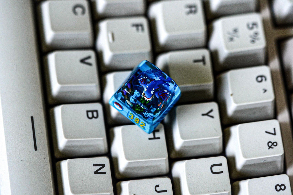 Ky.og.re keycap, Custom po.kem.on keycap, handmade keycaps, Artisan keycap, Cherry mx keycaps, Mechanical Gaming Keyboard, Gi