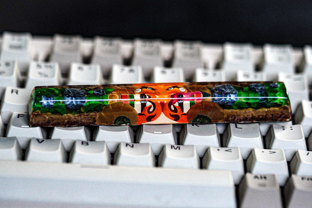 Custom Ninja 6.25U Spacebar Artisan Keycap, Resin Keycap Spacebar, Custom Keycaps, Artisan Keycap Spacebar, Custom Spacebar K