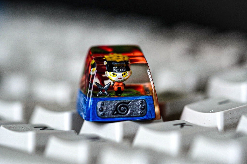Ninja Keycap, Sage keycap, handmade keycaps, Artisan keycap, Cherry mx keycaps, Mechanical Gaming Keyboard, Gift for him