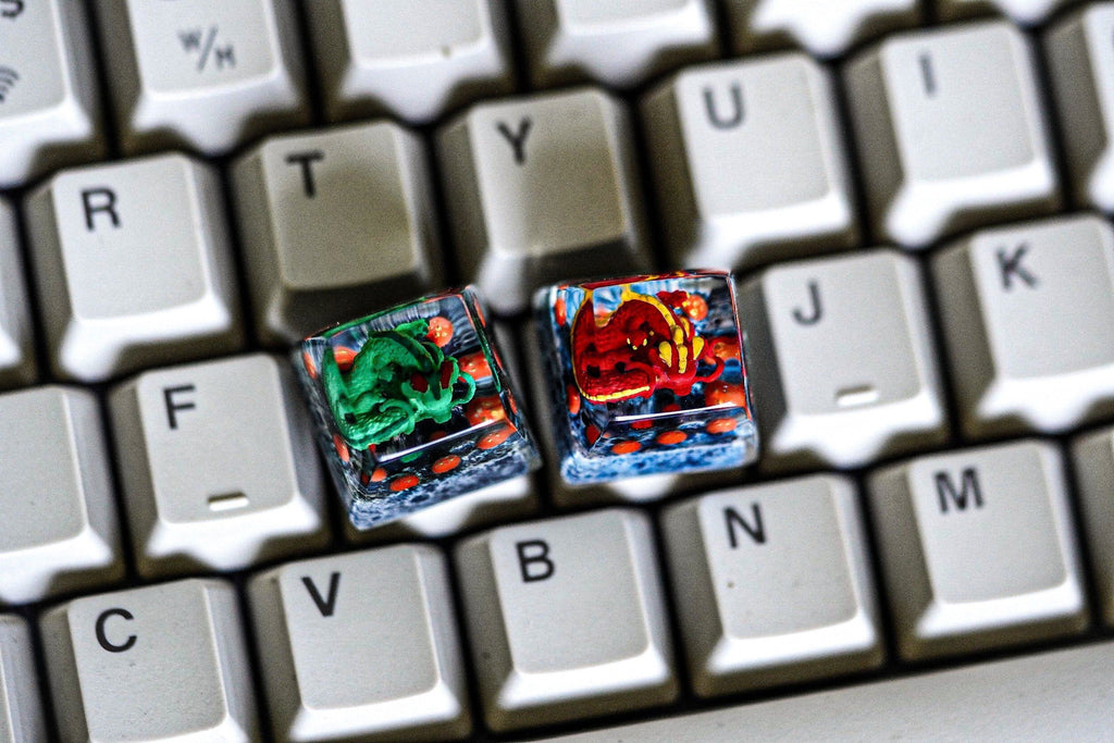 Dragon b.all keycap SA Cherry MX, Shenl.o.n.g  dragon b.all, shenron dragon , dragon manga ,anime keycaps