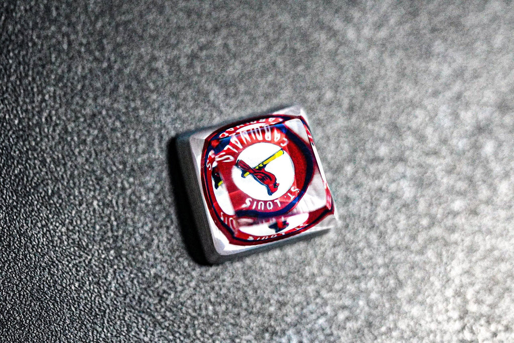 St. Louis Cardinals logo keycap, baseball logo keycap, gift for friend, sport keycap