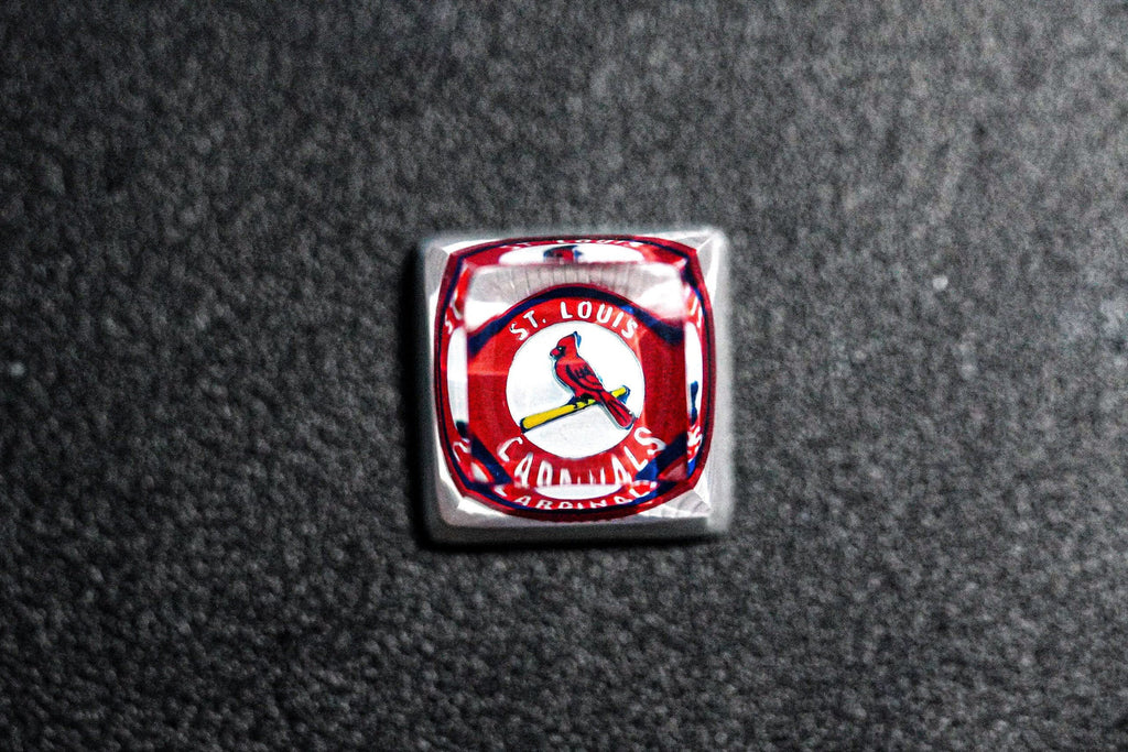 St. Louis Cardinals logo keycap, baseball logo keycap, gift for friend, sport keycap