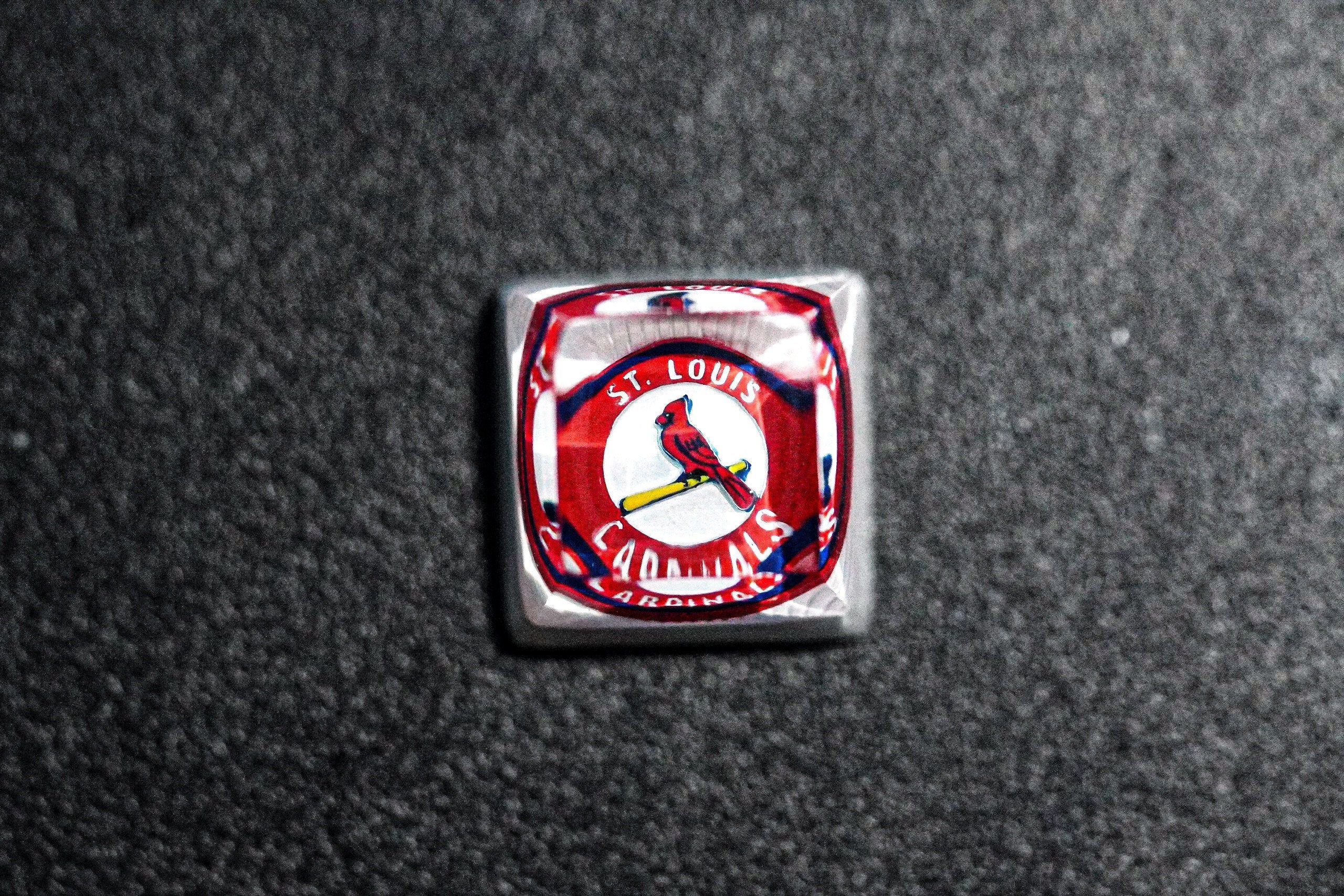 St. Louis Cardinals logo keycap, baseball logo keycap, gift for friend, sport keycap