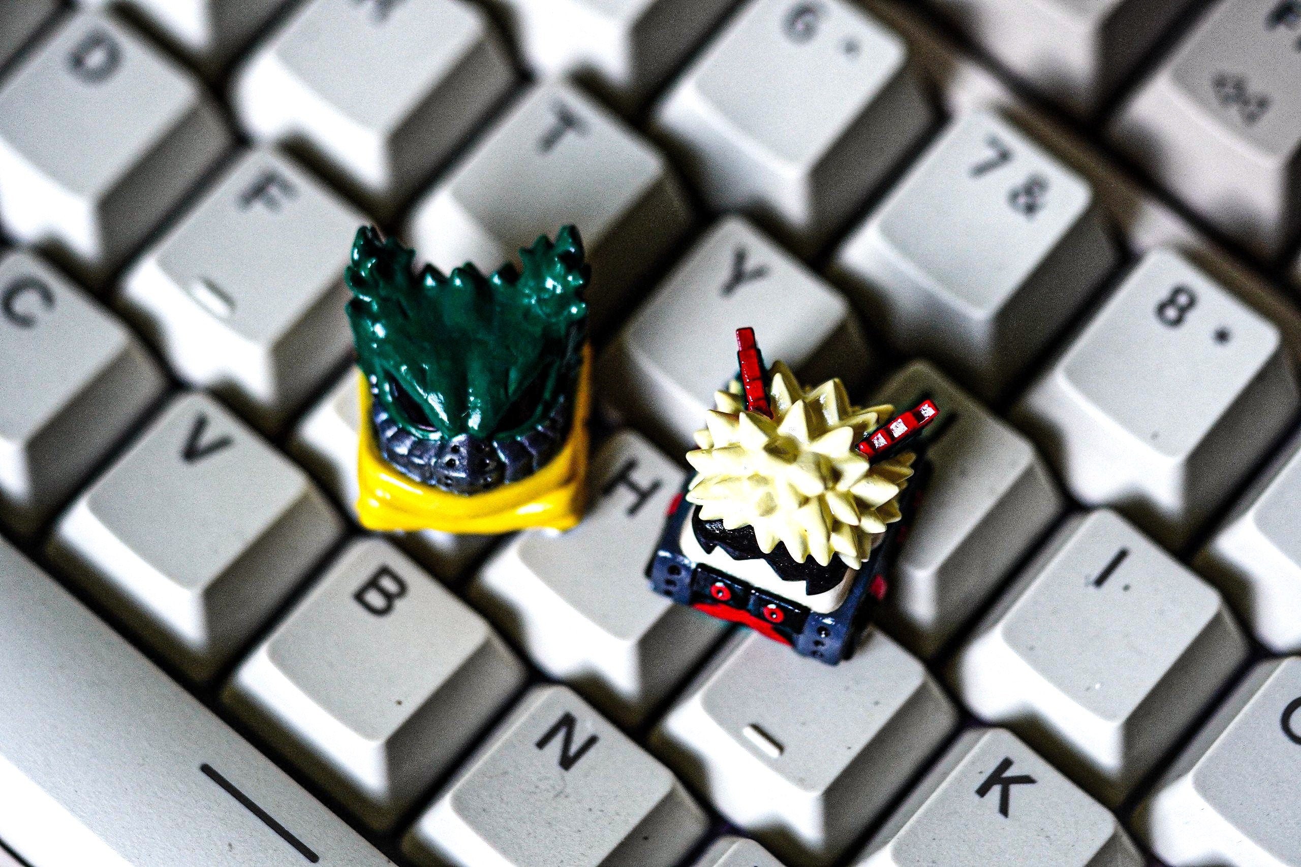 Hero keycap, Artisan Keycap, anime keycap, Custom spacebar, 3d hiko key, SA spacebar keycap, Resin Artisan Keycap Handmade, G