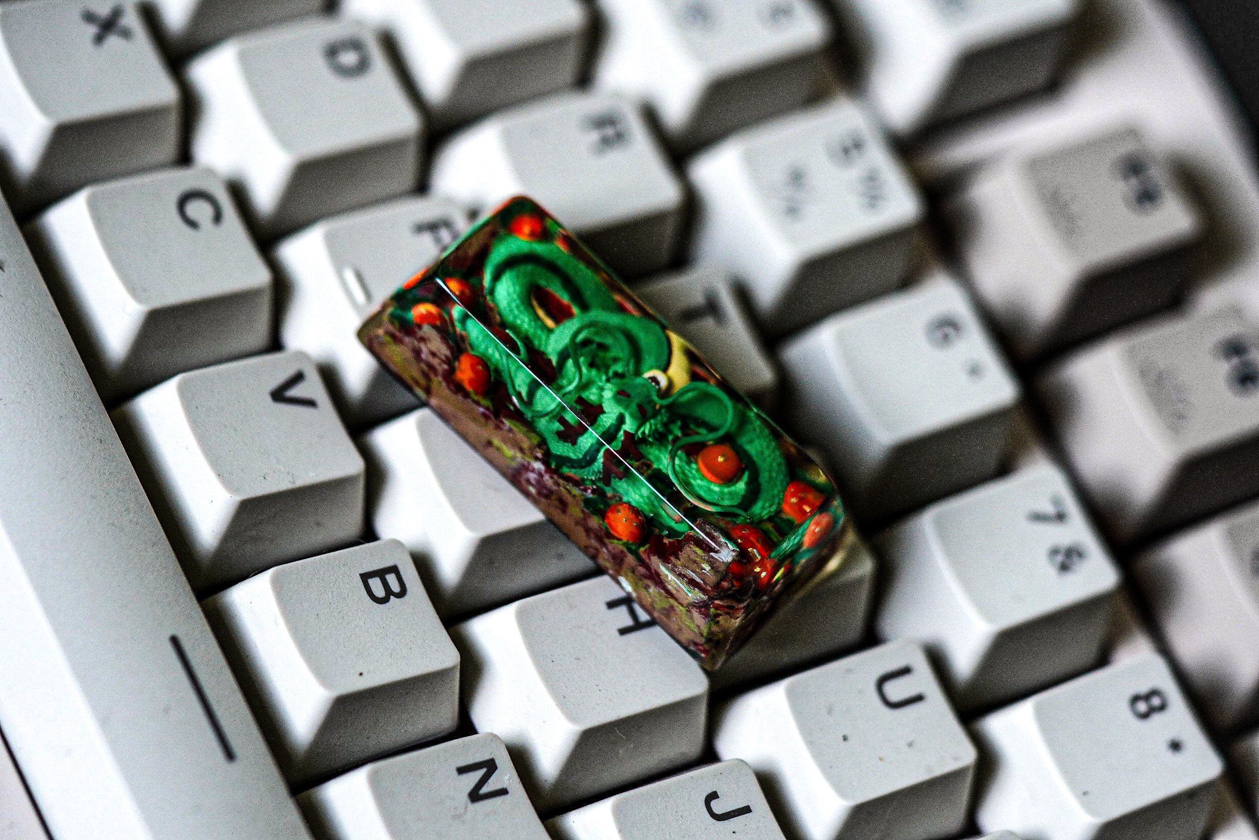 Dragon 2.25U 7 Stars Keycaps, Keycap Anime, Anime Dragon Keycap, Anime Keycap for Mechanical Keycap, Gift for Anime fans