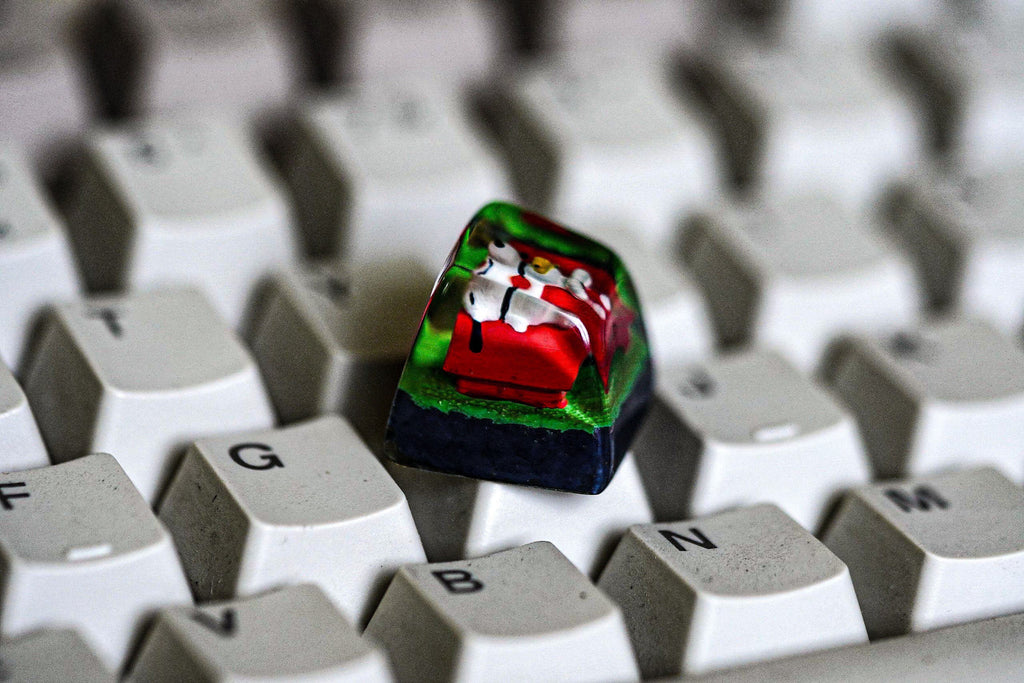 S.no.op.y spacebar 6.25U, Custom keycap, Keycaps, Artisan keycap, Artisan spacebar, Mechanical Gaming Keyboard, Gift for him
