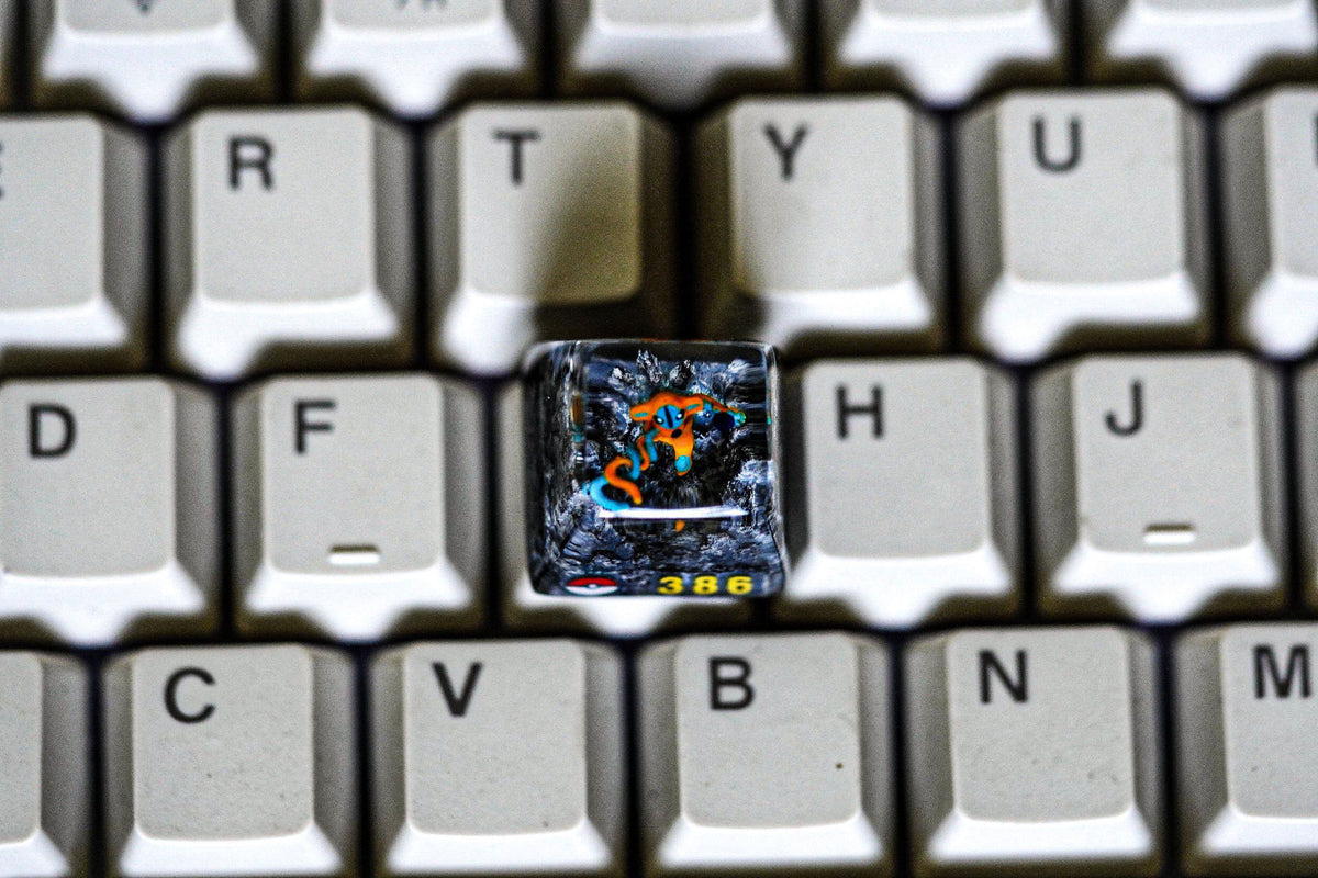 De.ox.ys keycap, Custom po.ke.m.on keycap, handmade keycaps, Artisan keycap, Cherry mx keycaps, Mechanical Gaming Keyboard, G
