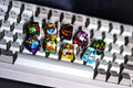 Ee.ve.e keycap, Custom pok.e.mon keycap, handmade keycaps, Artisan keycap, Cherry mx keycaps, Mechanical Gaming Keyboard, Gif