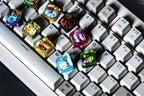 Ee.ve.e keycap, Custom pok.e.mon keycap, handmade keycaps, Artisan keycap, Cherry mx keycaps, Mechanical Gaming Keyboard, Gif