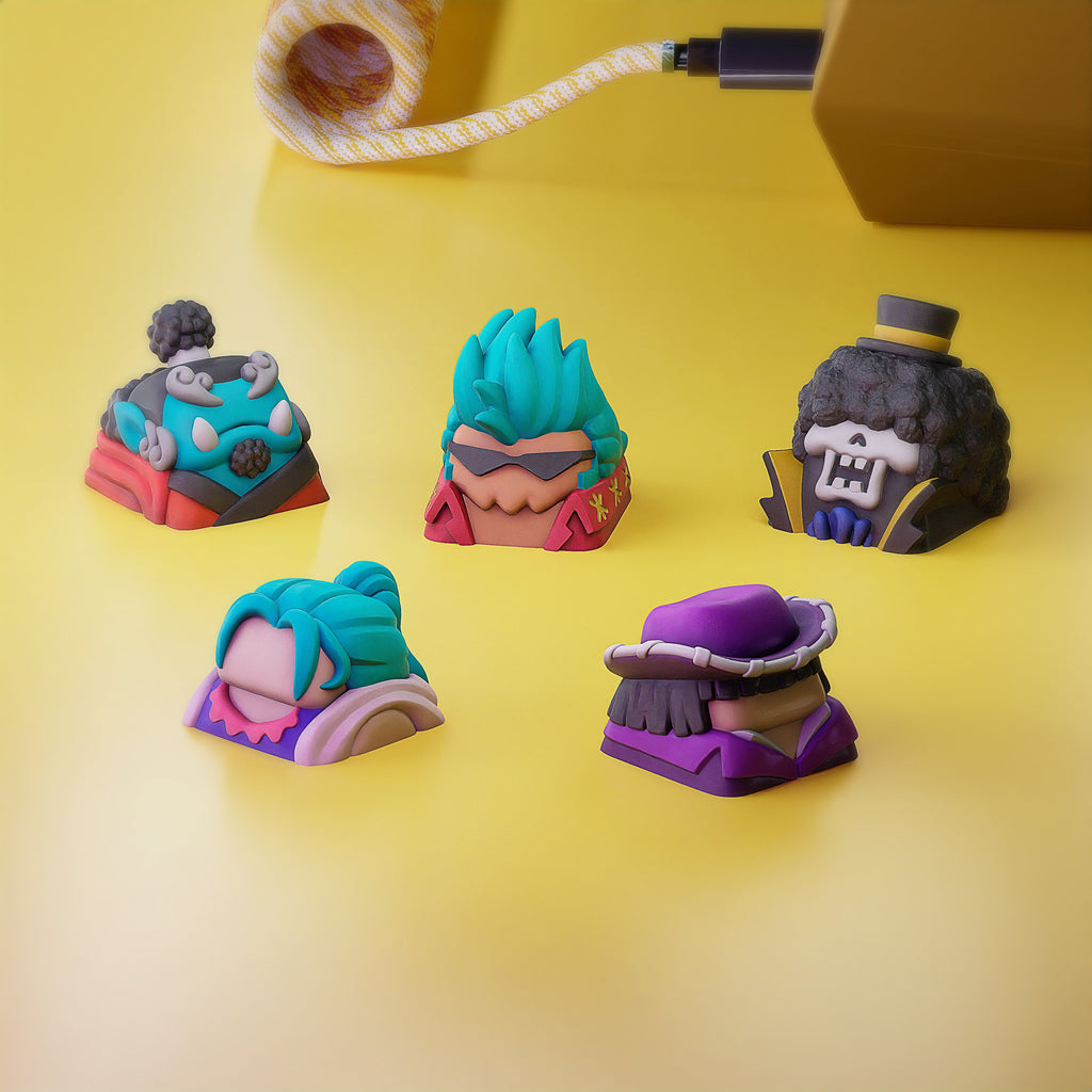 Anime Keycap| Anime Studio Keycap| Keycap Anime| Pirate King | Anime Set Keycap for Mechanical Keyboard| 3d hiko key| Mechani