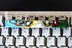 S.no.op.y spacebar 6.25U, Custom keycap, Keycaps, Artisan keycap, Artisan spacebar, Mechanical Gaming Keyboard, Gift for him