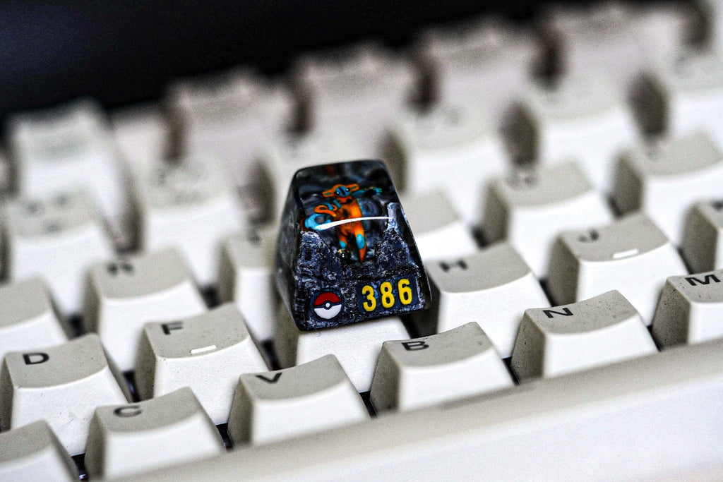 De.ox.ys keycap, Custom po.ke.m.on keycap, handmade keycaps, Artisan keycap, Cherry mx keycaps, Mechanical Gaming Keyboard, G