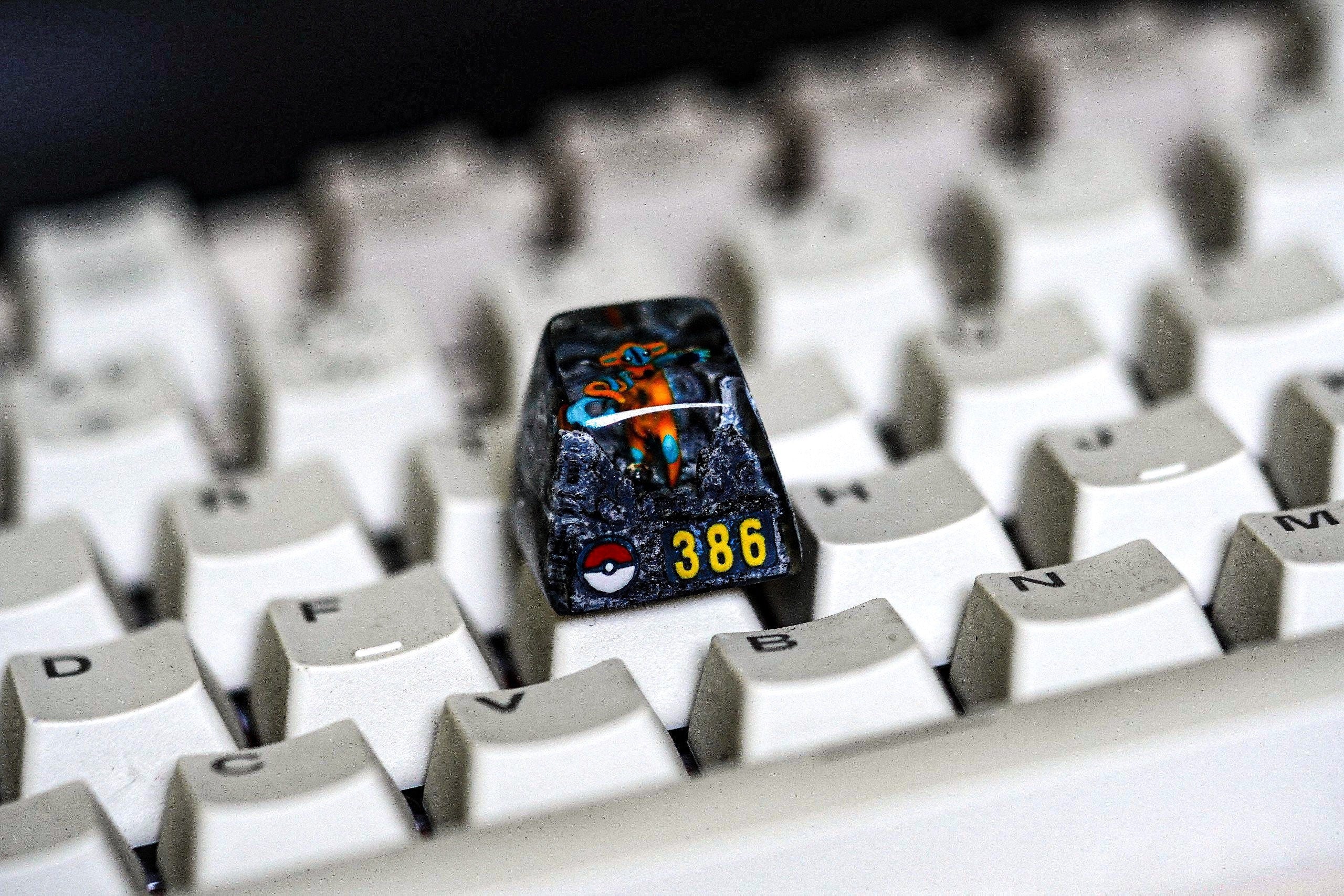 De.ox.ys keycap, Custom po.ke.m.on keycap, handmade keycaps, Artisan keycap, Cherry mx keycaps, Mechanical Gaming Keyboard, G