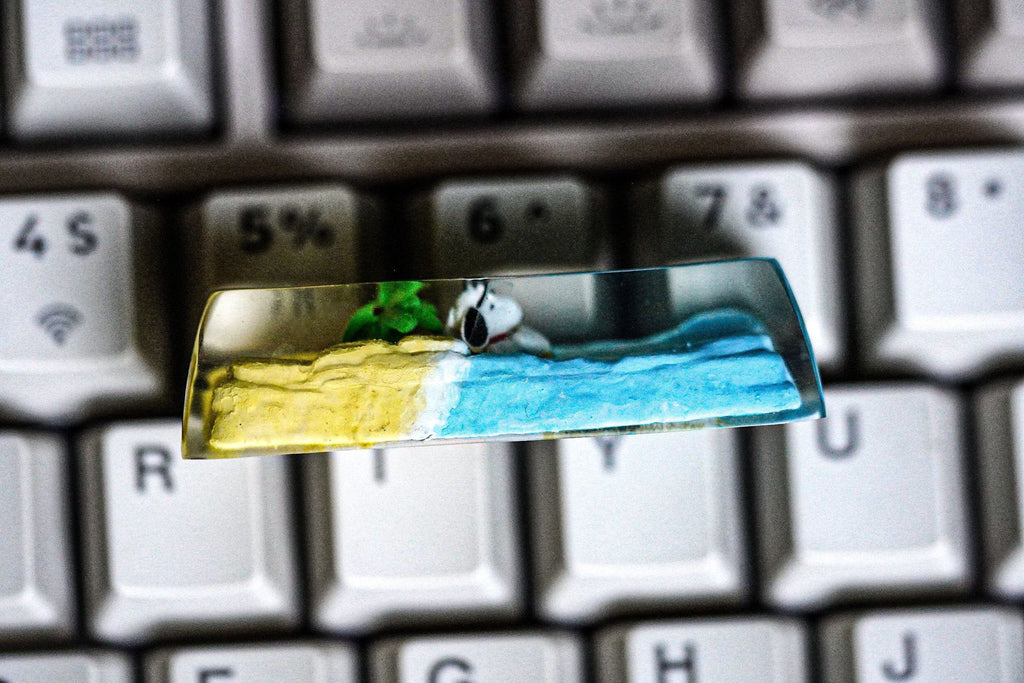 Christmas S.no.o.py Keycap, Snoopy Artisan Keycap, Artisan Keycap, Christmas Artisan Keycap, Christmas Gift keycap for Mechan