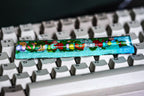 Sea spacebar 6.25U, custom spacebar keycap, coral keycap, nature keycap, Alice Fantasy Forest Keycaps, Green Forest Keycaps O