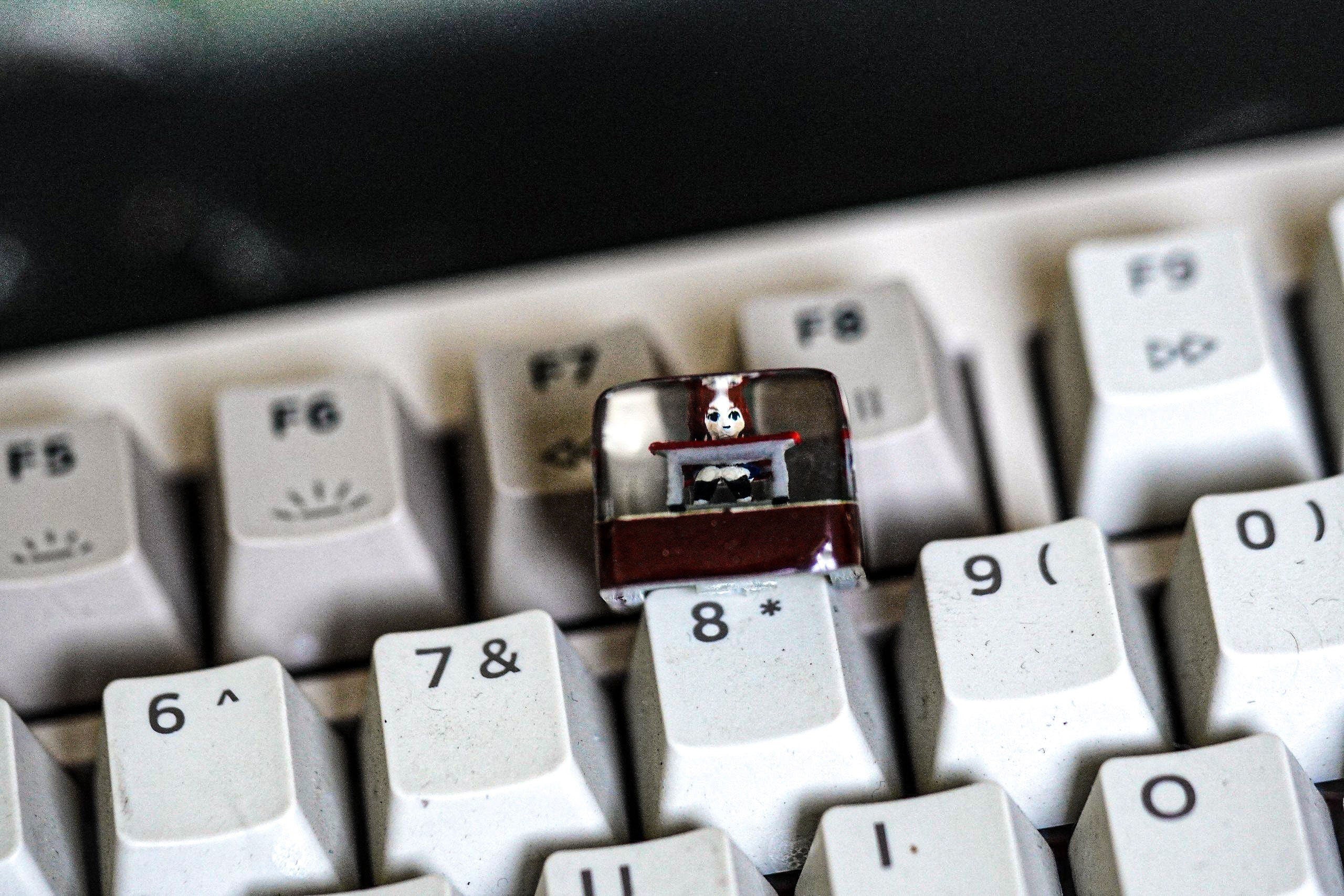Manga keycap, handmade manga keycap, anime keycap, teasing master anime keycap