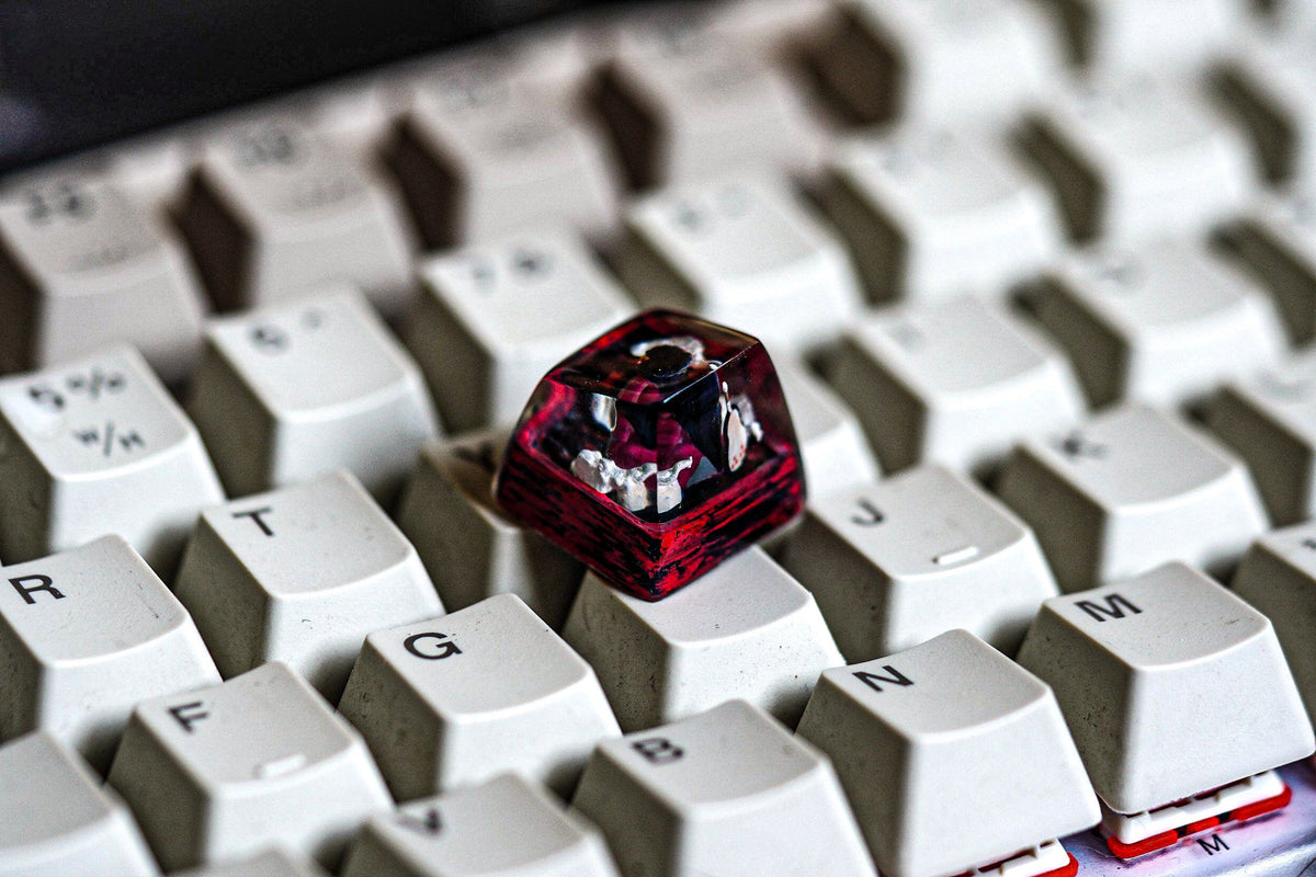 Ninja Keycap, japan keycap,Tailed Beast Keycap,Resin Keycap, Custom Keycaps, ESC Keycap,Keycap Set, Handmade Keycap, Cube key